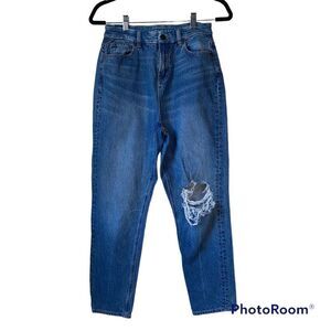 American eagle high rise curvy mom jeans